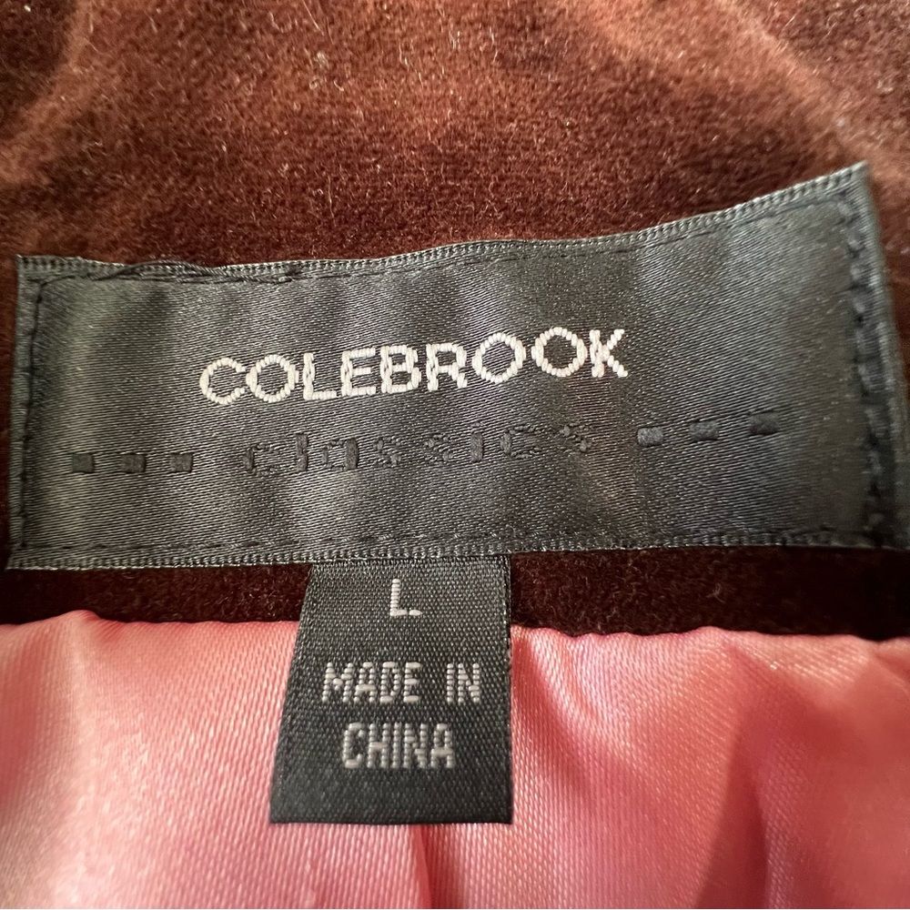 Colebrook brown velvet blazer size L - Picture 2 of 6